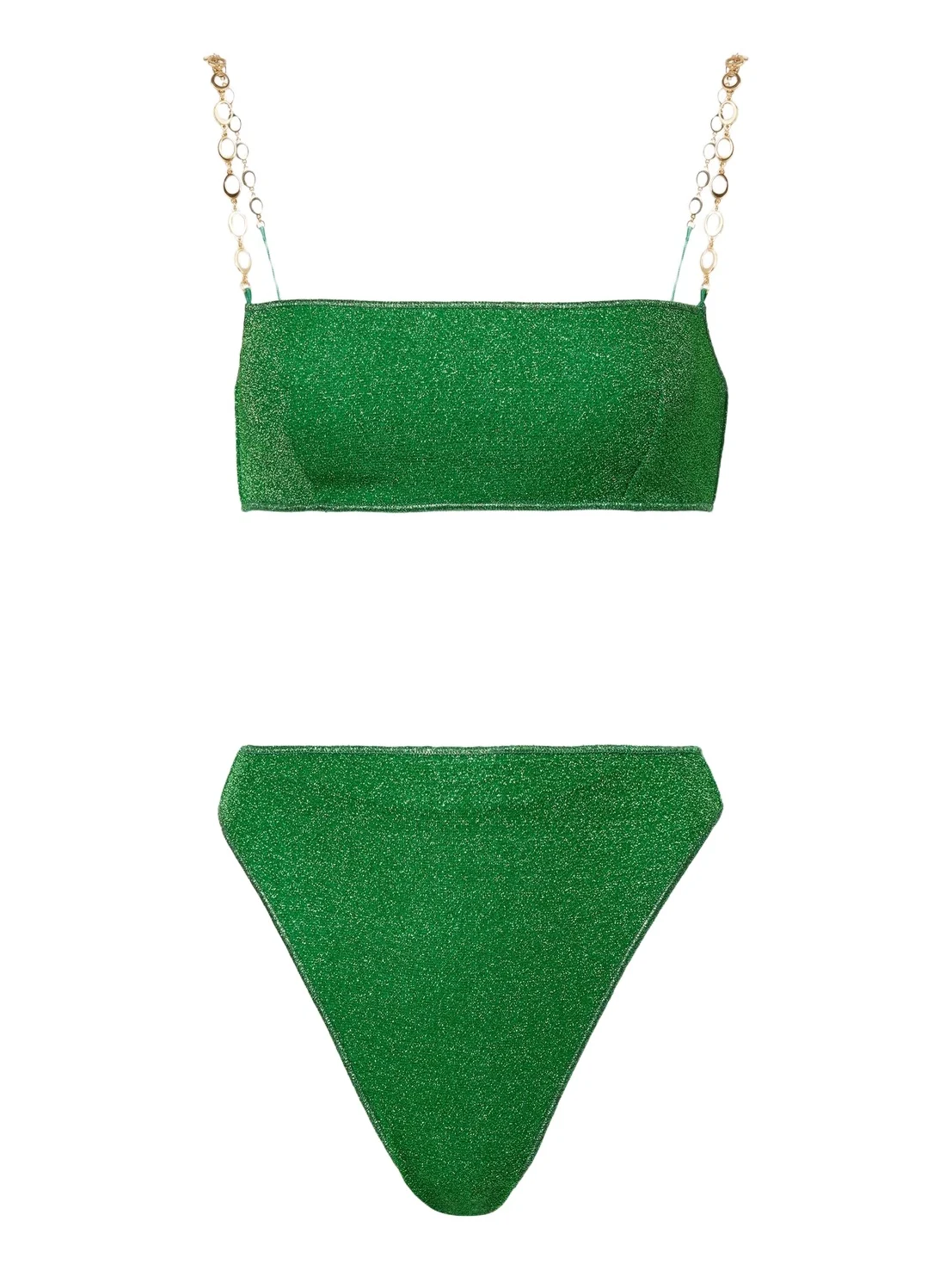Lumière O Chain lamé bikini Lumière O Chain lamé bikini