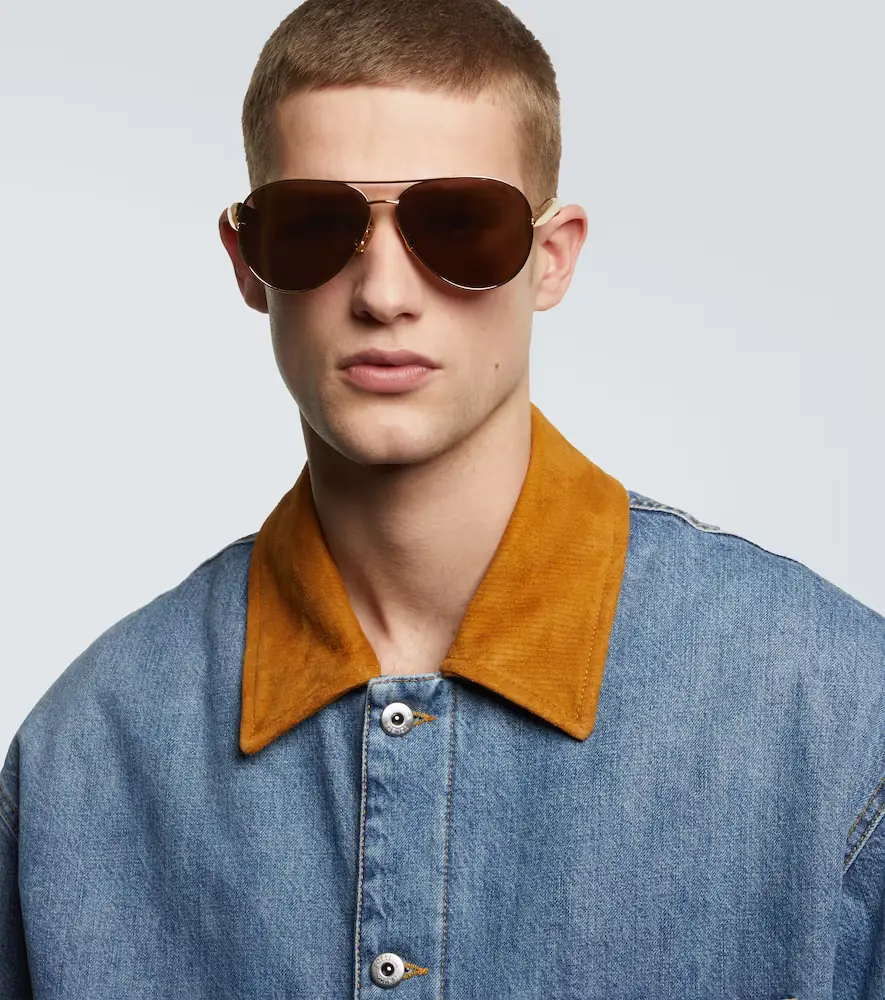 Bottega Veneta Aviator sunglasses | Thumbnail 4 Bottega Veneta Aviator sunglasses | Thumbnail 4
