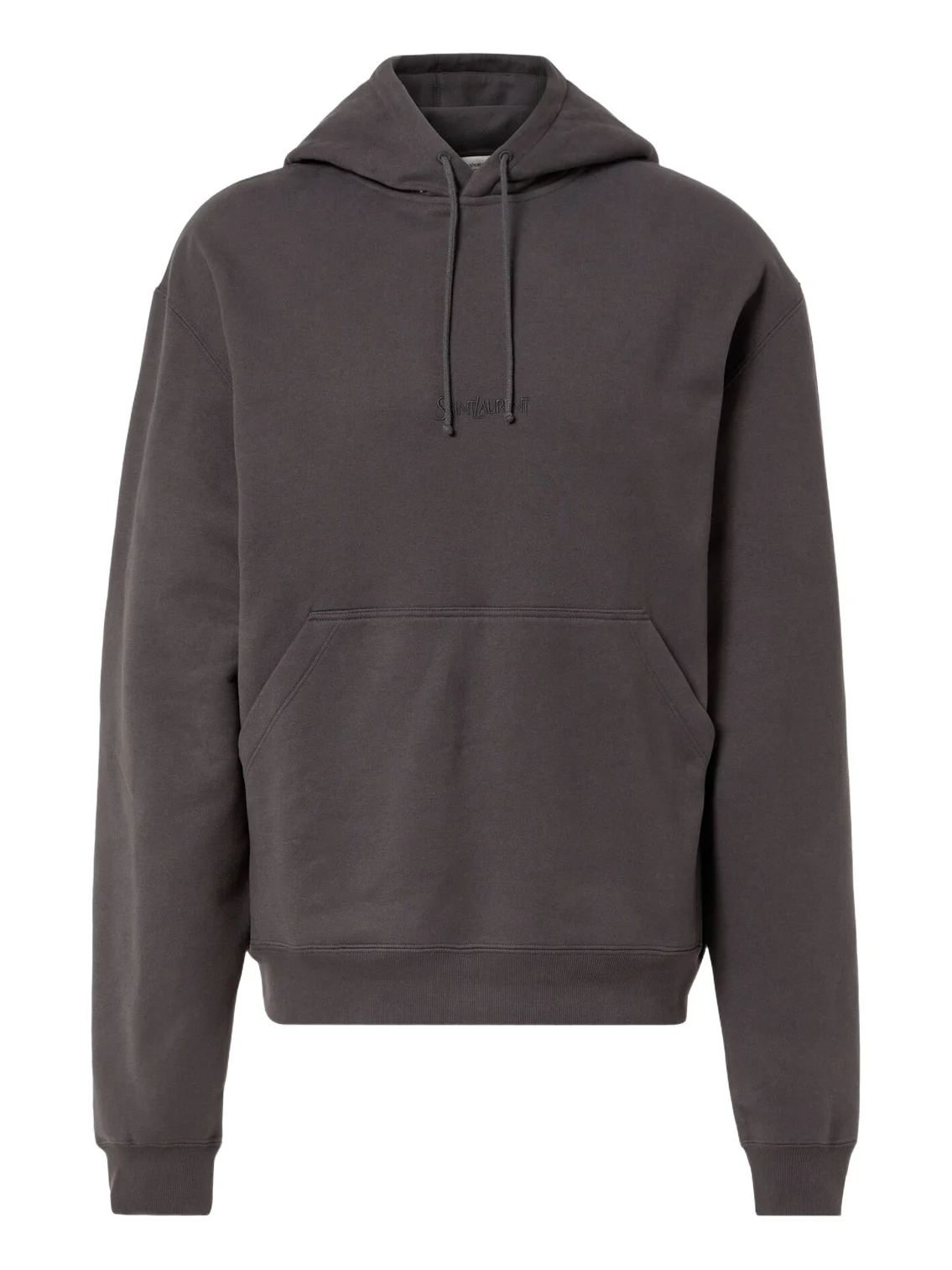 Saint Laurent Logo cotton hoodie