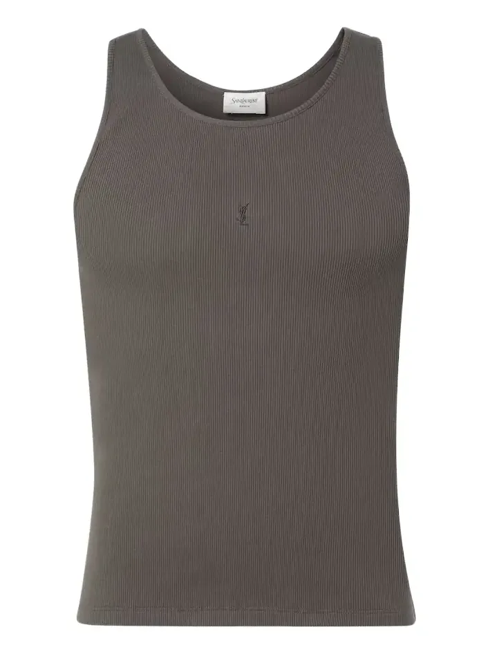 Logo cotton tank top Logo cotton tank top