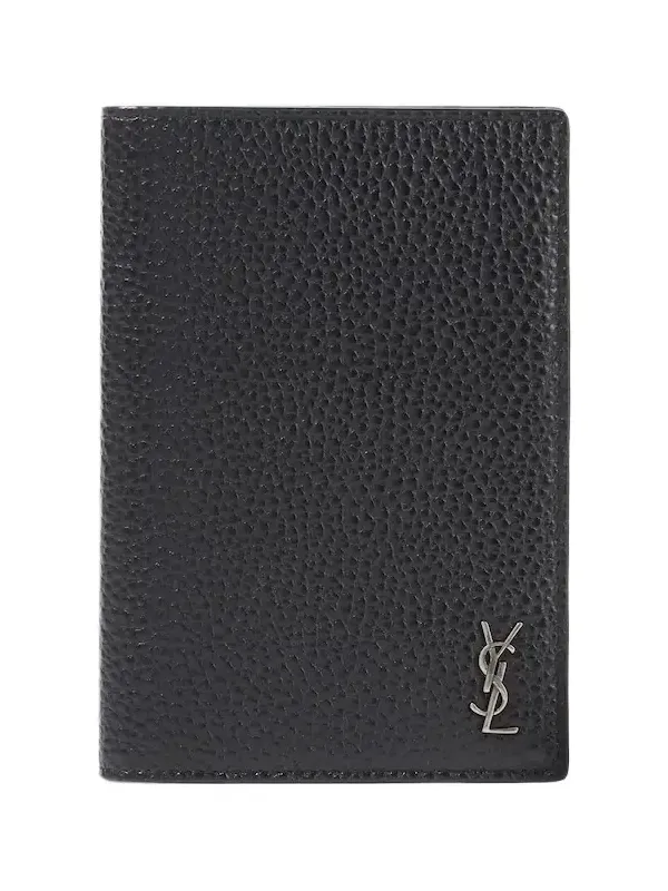 Saint Laurent Leather passport holder