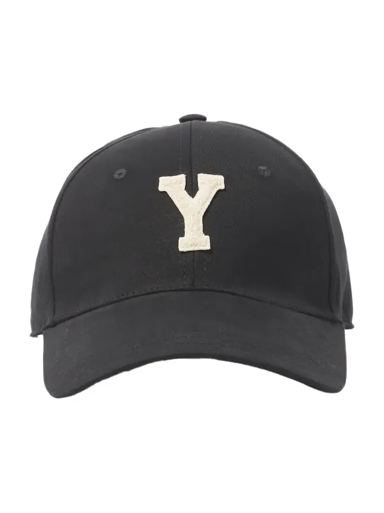 Y patch-appliqué gabardine baseball cap Y patch-appliqué gabardine baseball cap