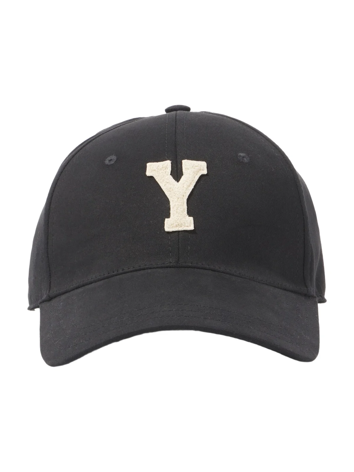 Saint Laurent Y patch-appliqué gabardine baseball cap
