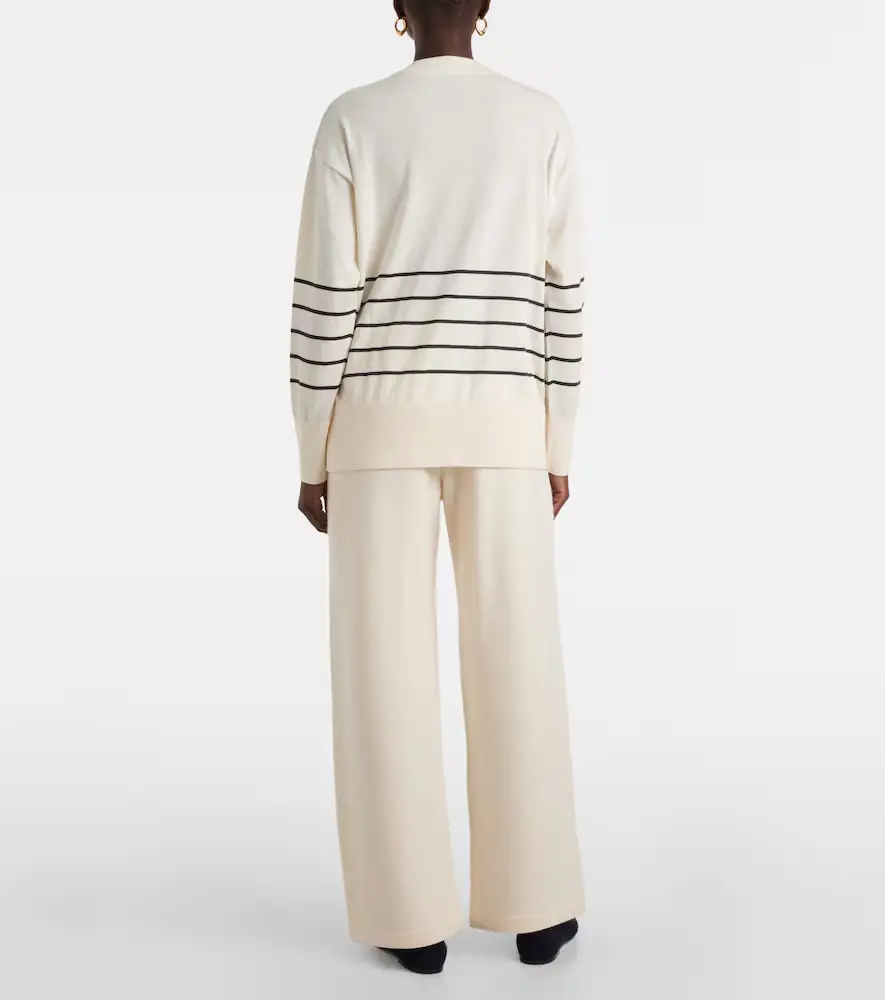 Max Mara Levante striped cotton and silk sweater | Thumbnail 4 Max Mara Levante striped cotton and silk sweater | Thumbnail 4