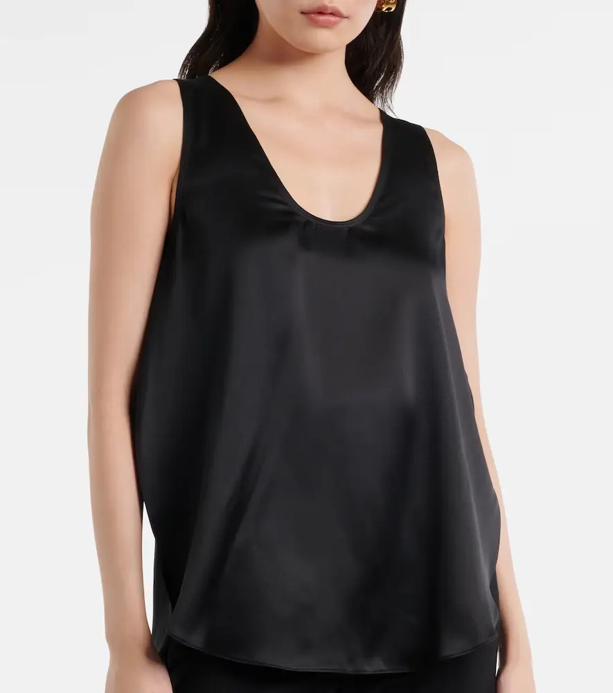 Max Mara Filly silk tank top | Thumbnail 6 Max Mara Filly silk tank top | Thumbnail 6