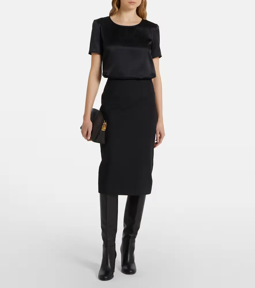 Max Mara Dida silk top | Thumbnail 3 Max Mara Dida silk top | Thumbnail 3