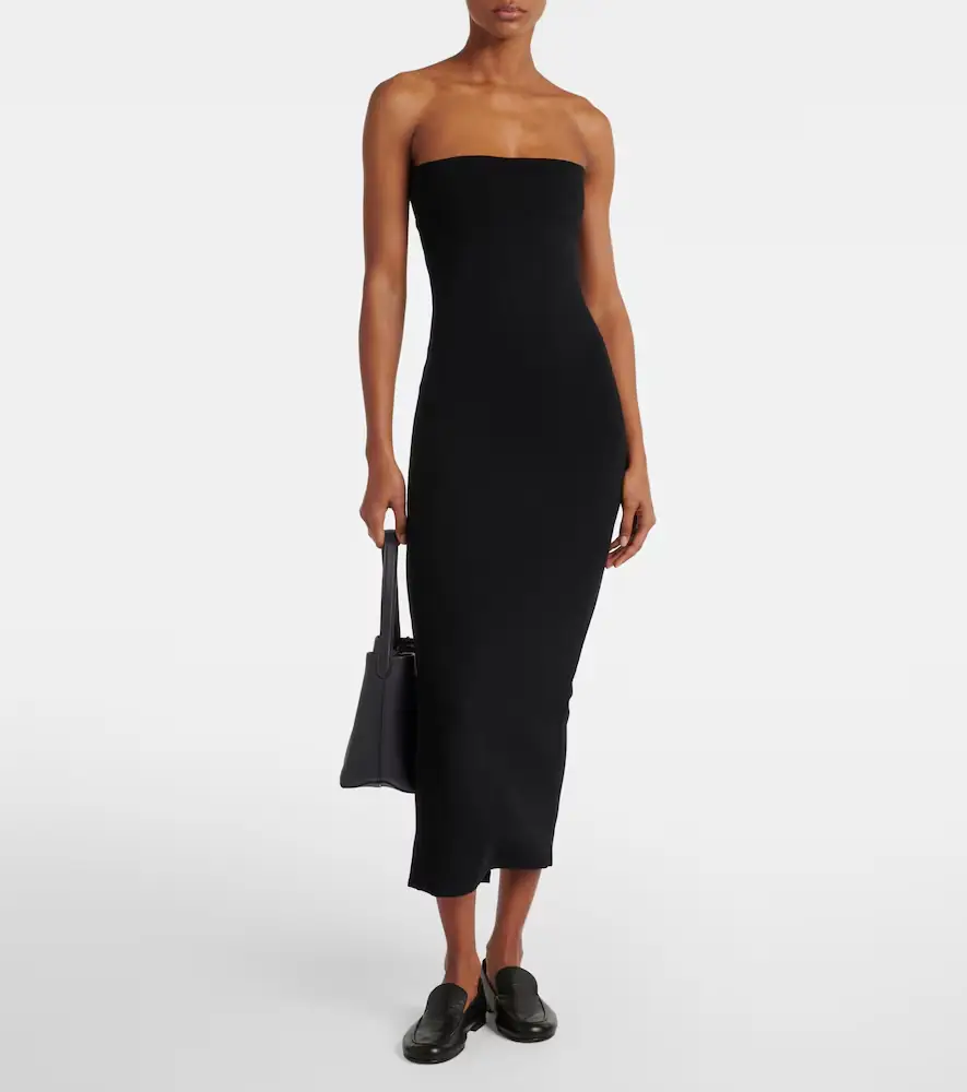 Leset Rio bandeau jersey midi dress | Thumbnail 2