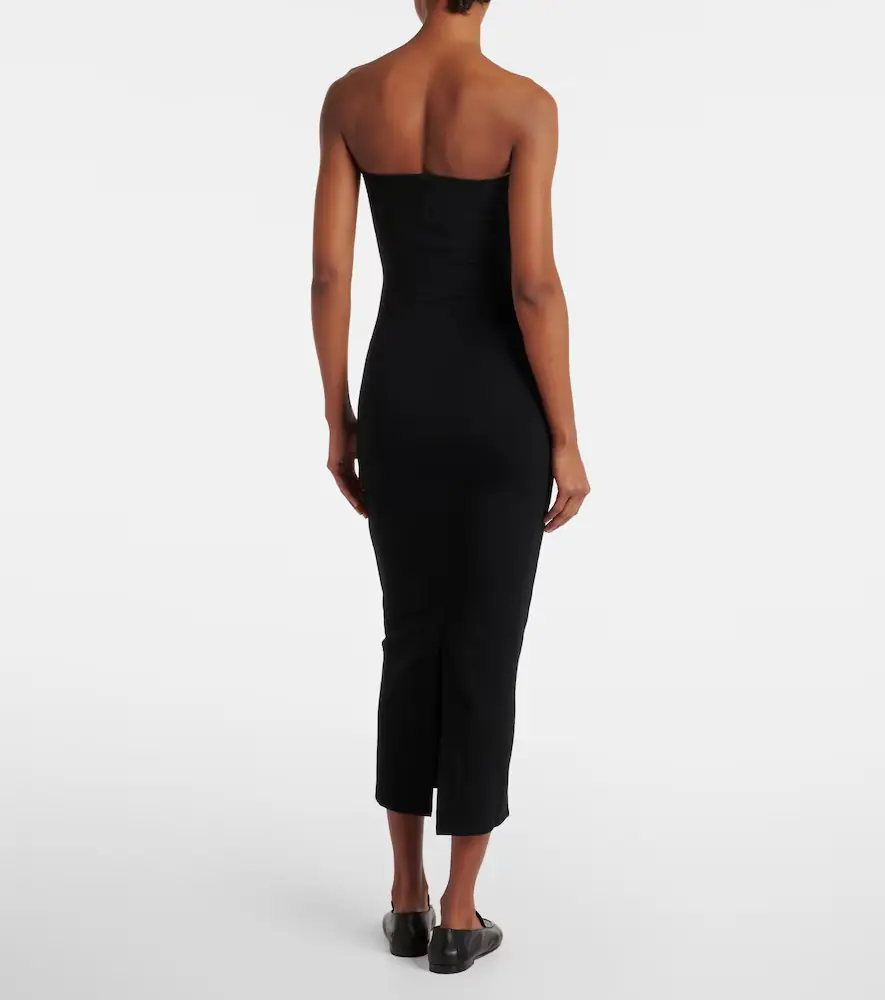 Leset Rio bandeau jersey midi dress | Thumbnail 3