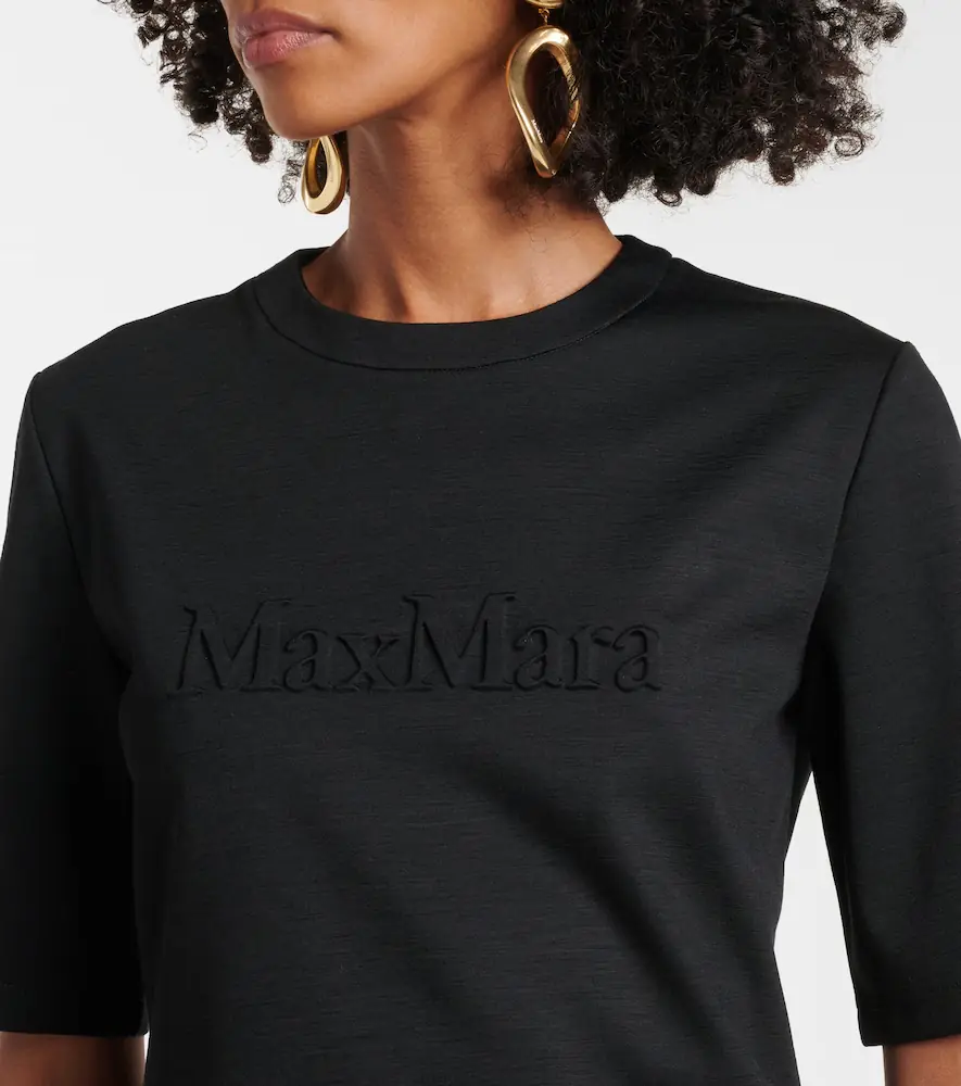 Max Mara Peter embroidered wool T-shirt | Thumbnail 2 Max Mara Peter embroidered wool T-shirt | Thumbnail 2