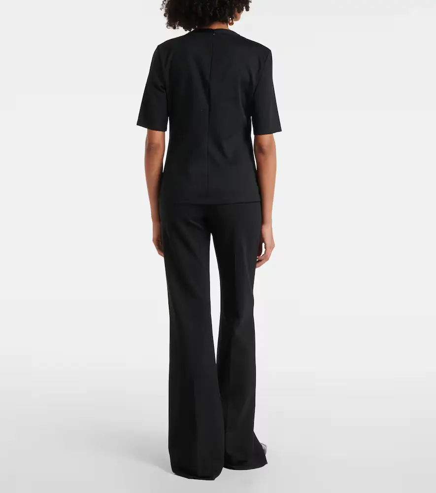 Max Mara Peter embroidered wool T-shirt | Thumbnail 4 Max Mara Peter embroidered wool T-shirt | Thumbnail 4
