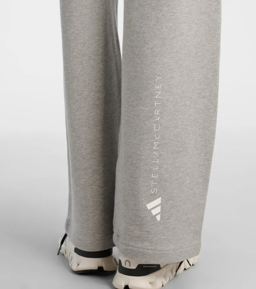 adidas by Stella McCartney Cotton wide-leg sweatpants | Thumbnail 6