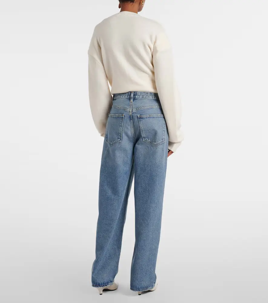 AGOLDE Henson mid-rise wide-leg jeans | Thumbnail 6