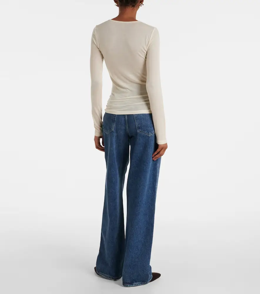 AGOLDE Faustine Henley shirt | Thumbnail 2
