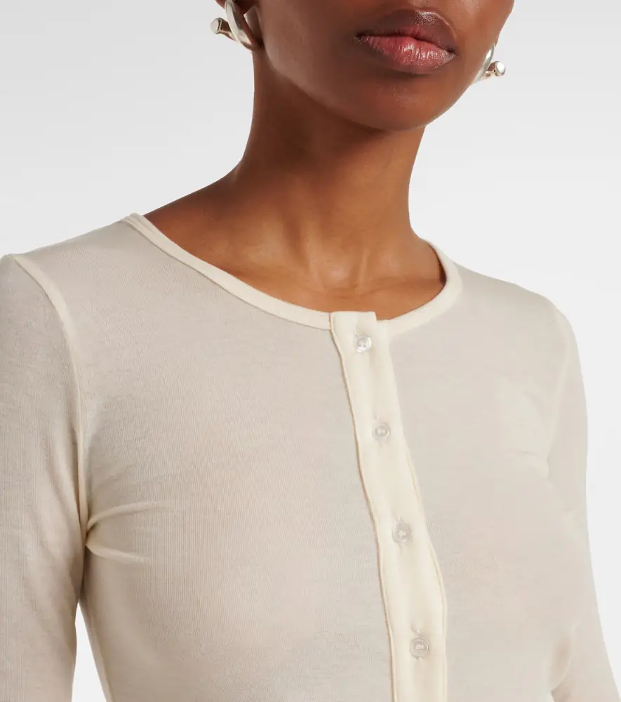 AGOLDE Faustine Henley shirt | Thumbnail 3