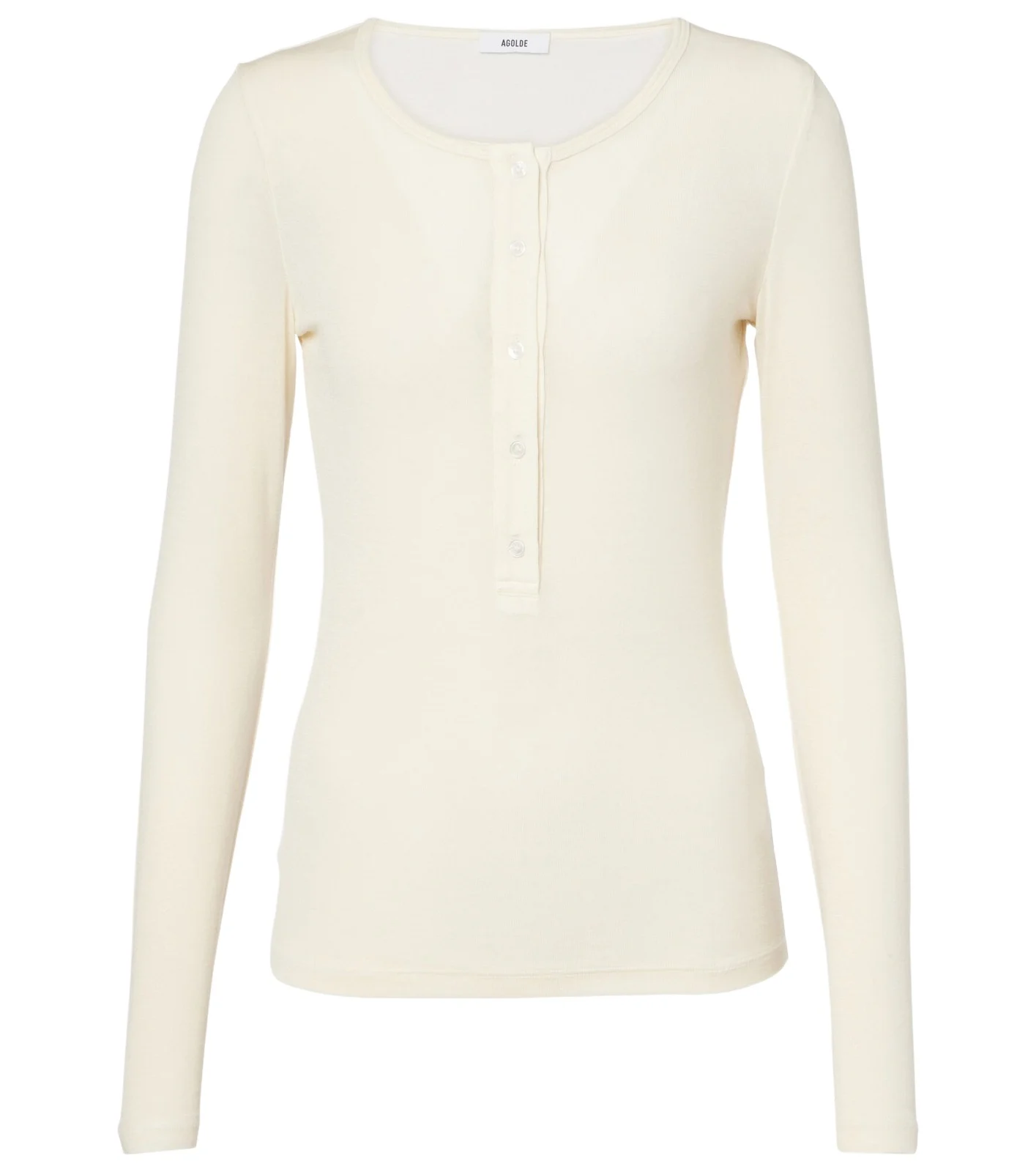 AGOLDE Faustine Henley shirt