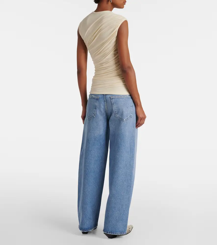 AGOLDE Ester ruched tank top | Thumbnail 5