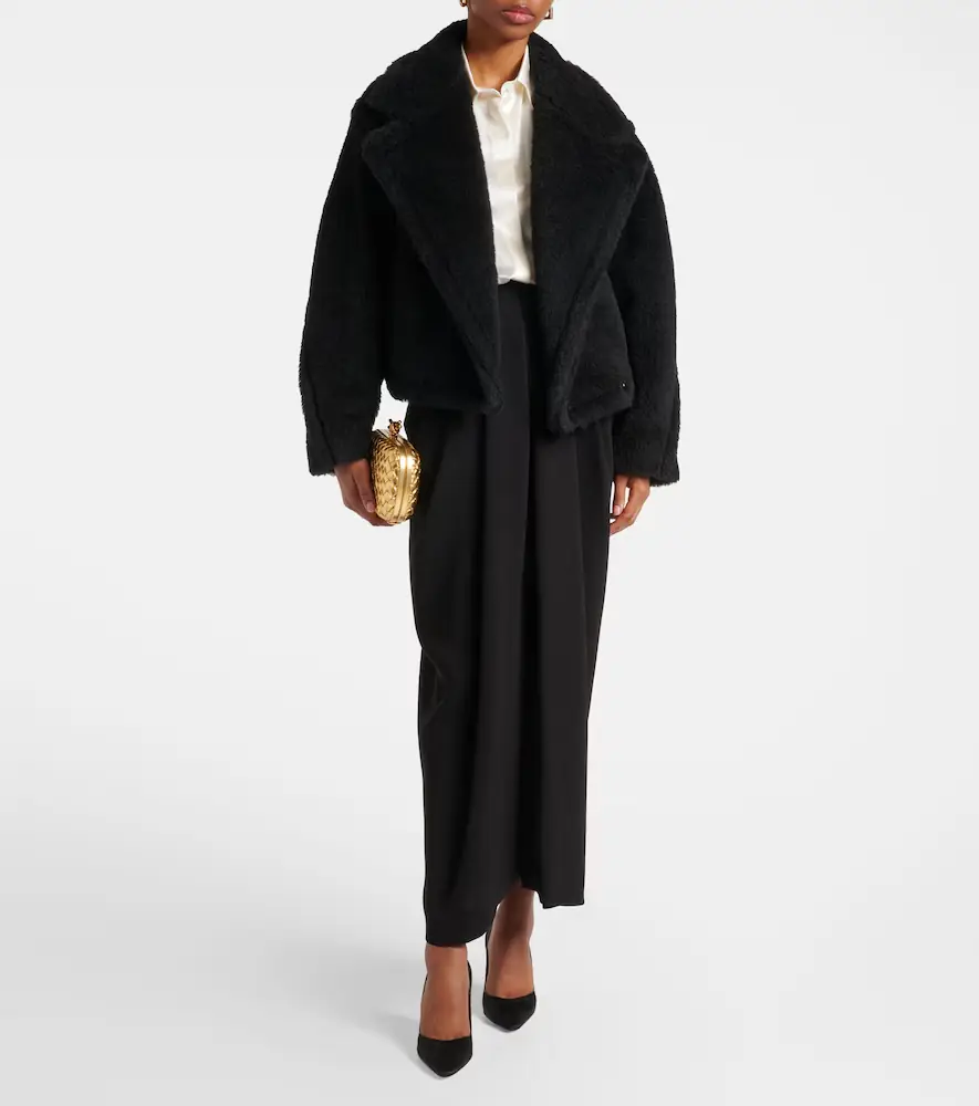Max Mara Oggeri alpaca, wool, and silk teddy coat | Thumbnail 2 Max Mara Oggeri alpaca, wool, and silk teddy coat | Thumbnail 2