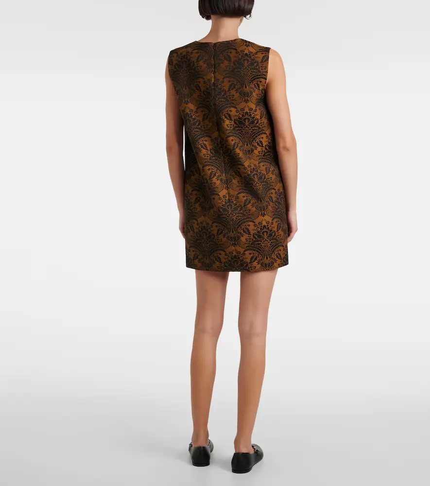 Max Mara Romania jacquard wool-blend minidress | Thumbnail 3 Max Mara Romania jacquard wool-blend minidress | Thumbnail 3