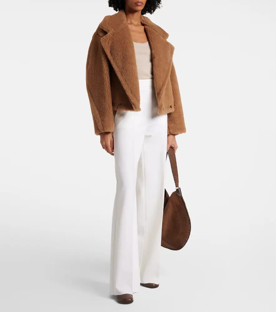 Max Mara Gardone camel hair and silk teddy coat | Thumbnail 2