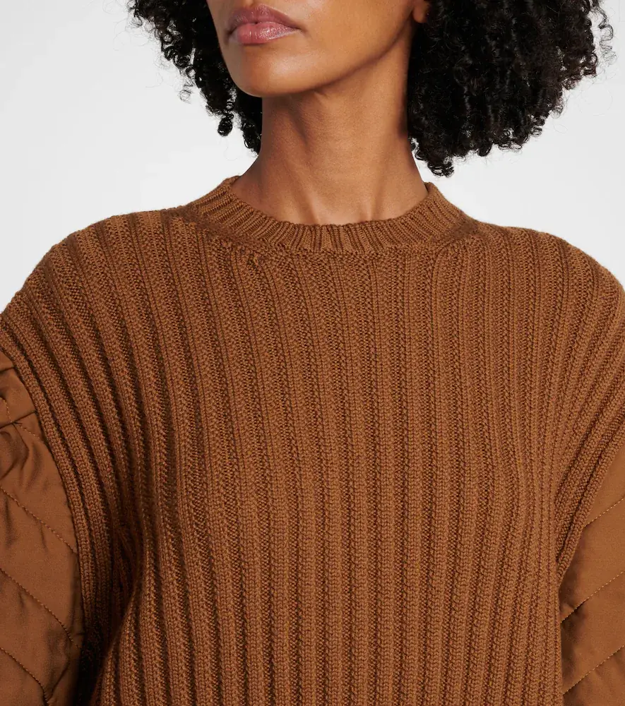 Max Mara Ottuso ribbed-knit virgin wool minidress | Thumbnail 3 Max Mara Ottuso ribbed-knit virgin wool minidress | Thumbnail 3
