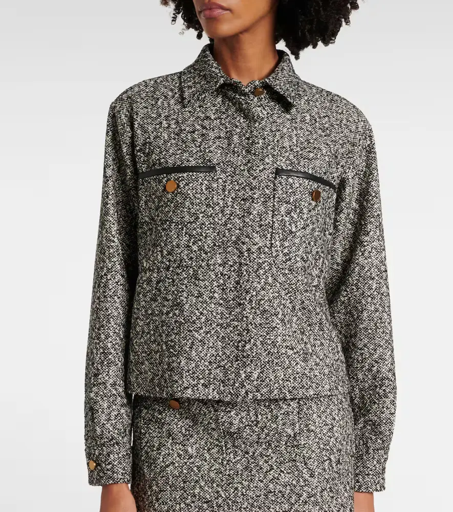 Max Mara Demien wool-blend tweed jacket | Thumbnail 3 Max Mara Demien wool-blend tweed jacket | Thumbnail 3