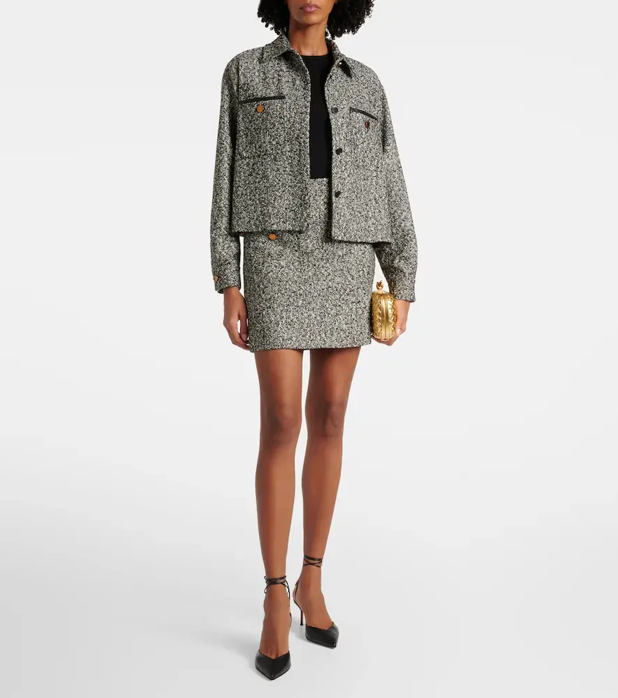 Max Mara Cosa wool-blend tweed miniskirt | Thumbnail 2 Max Mara Cosa wool-blend tweed miniskirt | Thumbnail 2