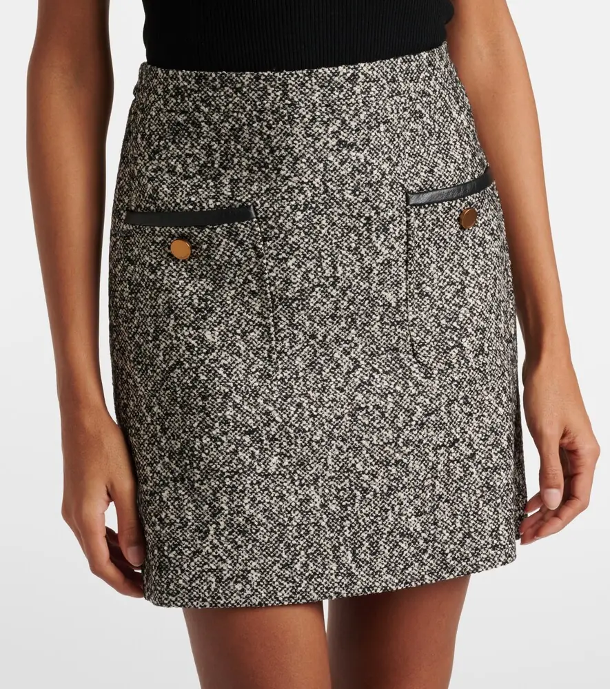 Max Mara Cosa wool-blend tweed miniskirt | Thumbnail 3 Max Mara Cosa wool-blend tweed miniskirt | Thumbnail 3