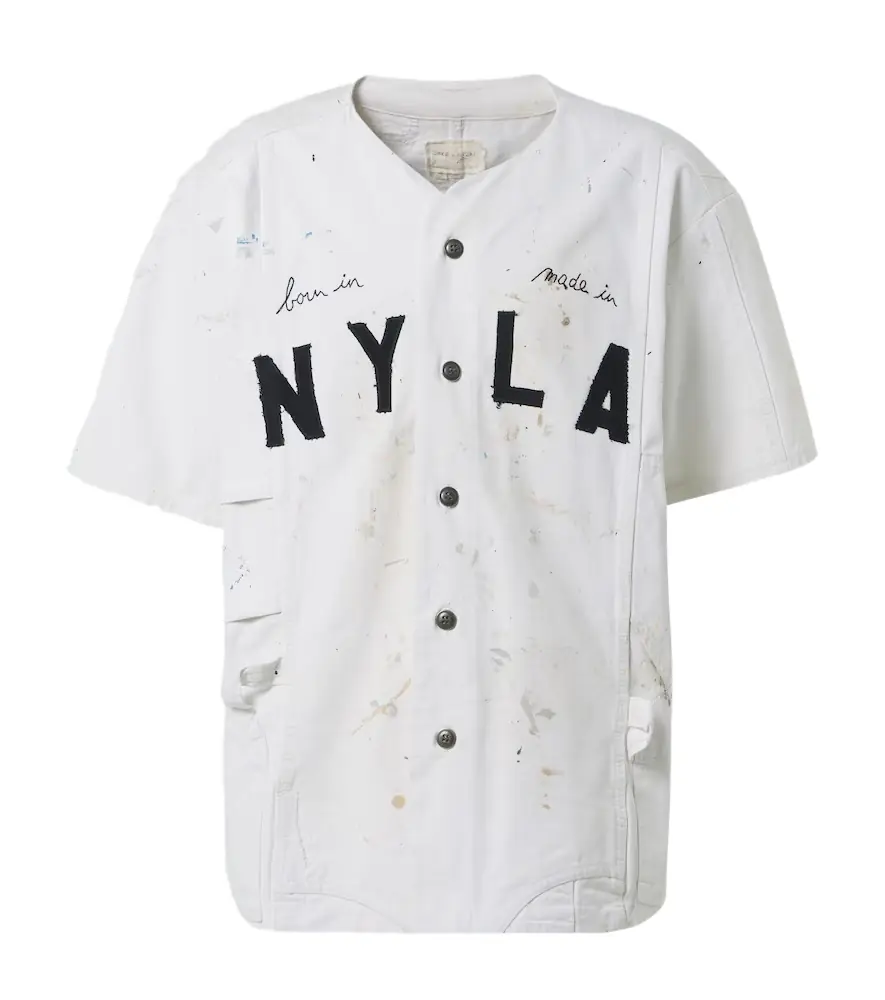 Greg Lauren Painter cotton shirt