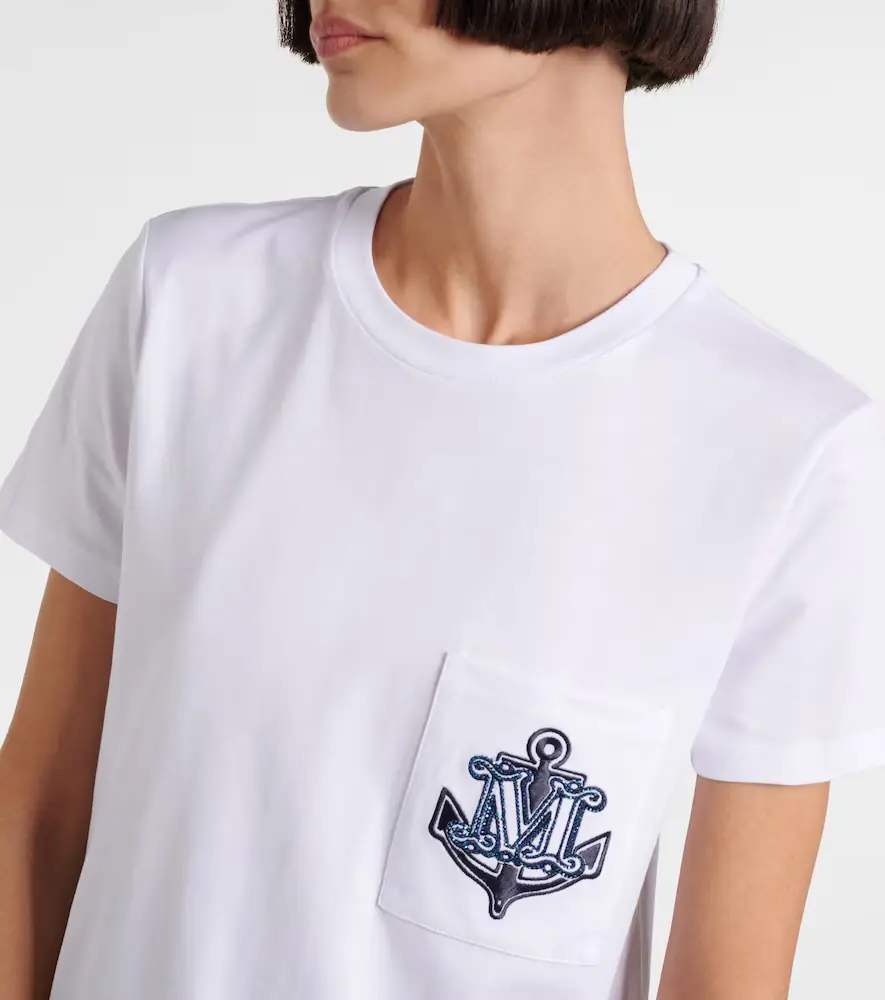 Max Mara Acacia cotton T-shirt | Thumbnail 3 Max Mara Acacia cotton T-shirt | Thumbnail 3
