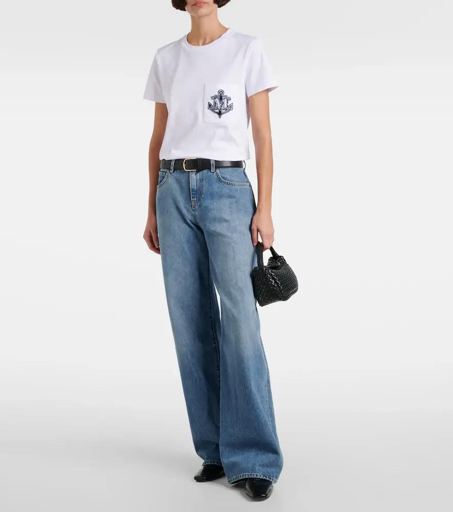 Max Mara Acacia cotton T-shirt | Thumbnail 4 Max Mara Acacia cotton T-shirt | Thumbnail 4