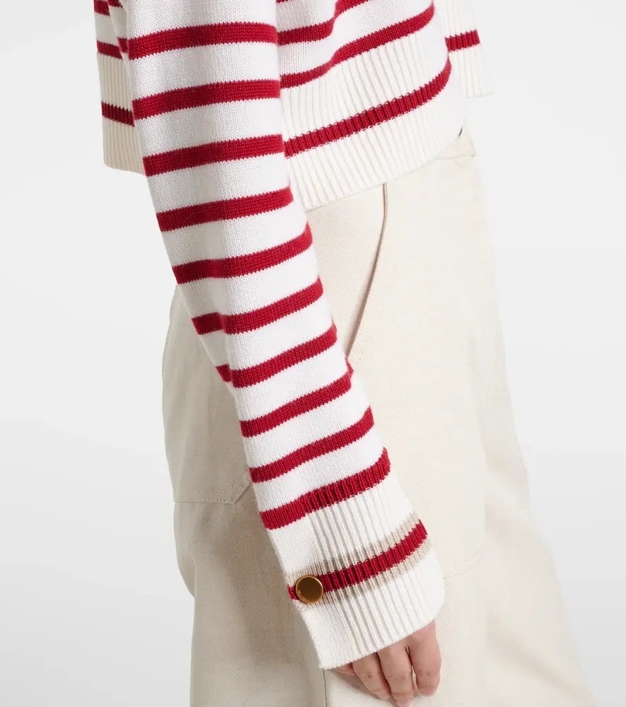 Max Mara Dorotea striped virgin wool sweater | Thumbnail 2