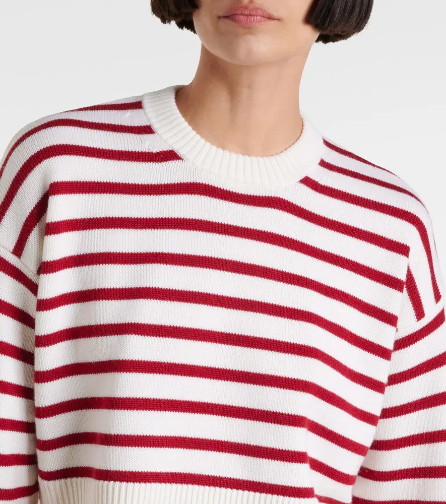 Max Mara Dorotea striped virgin wool sweater | Thumbnail 3