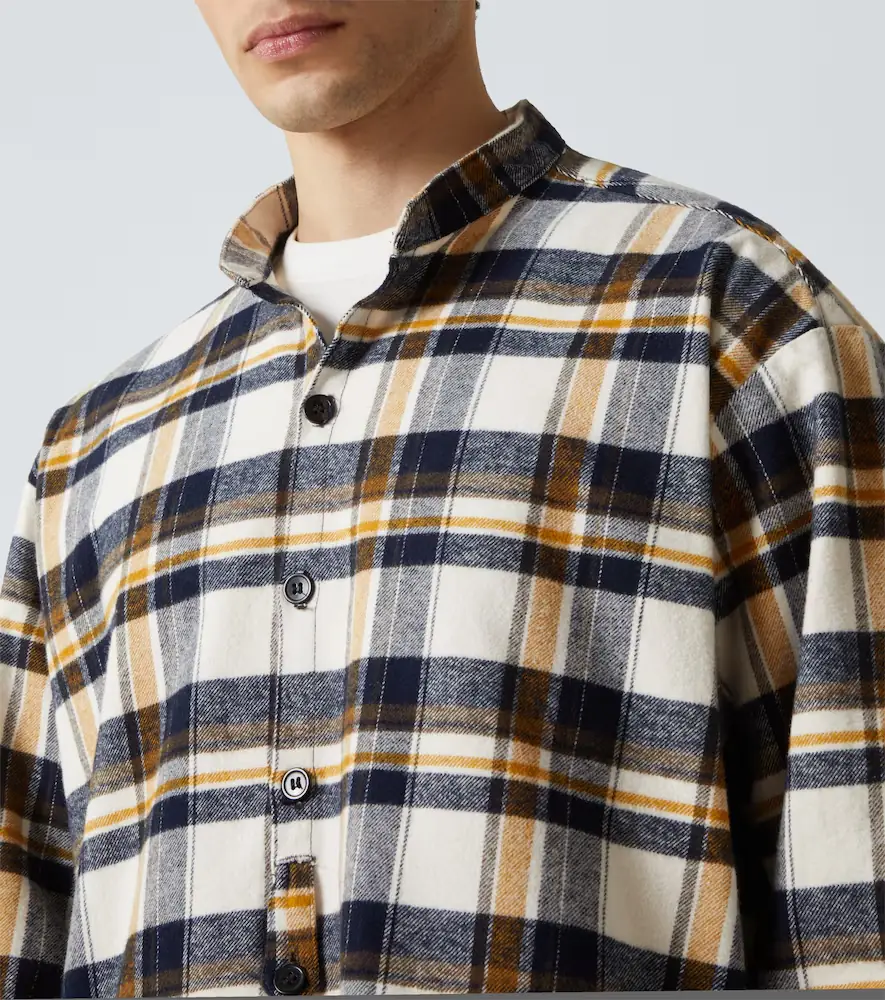 Greg Lauren Plaid cotton shirt | Thumbnail 3