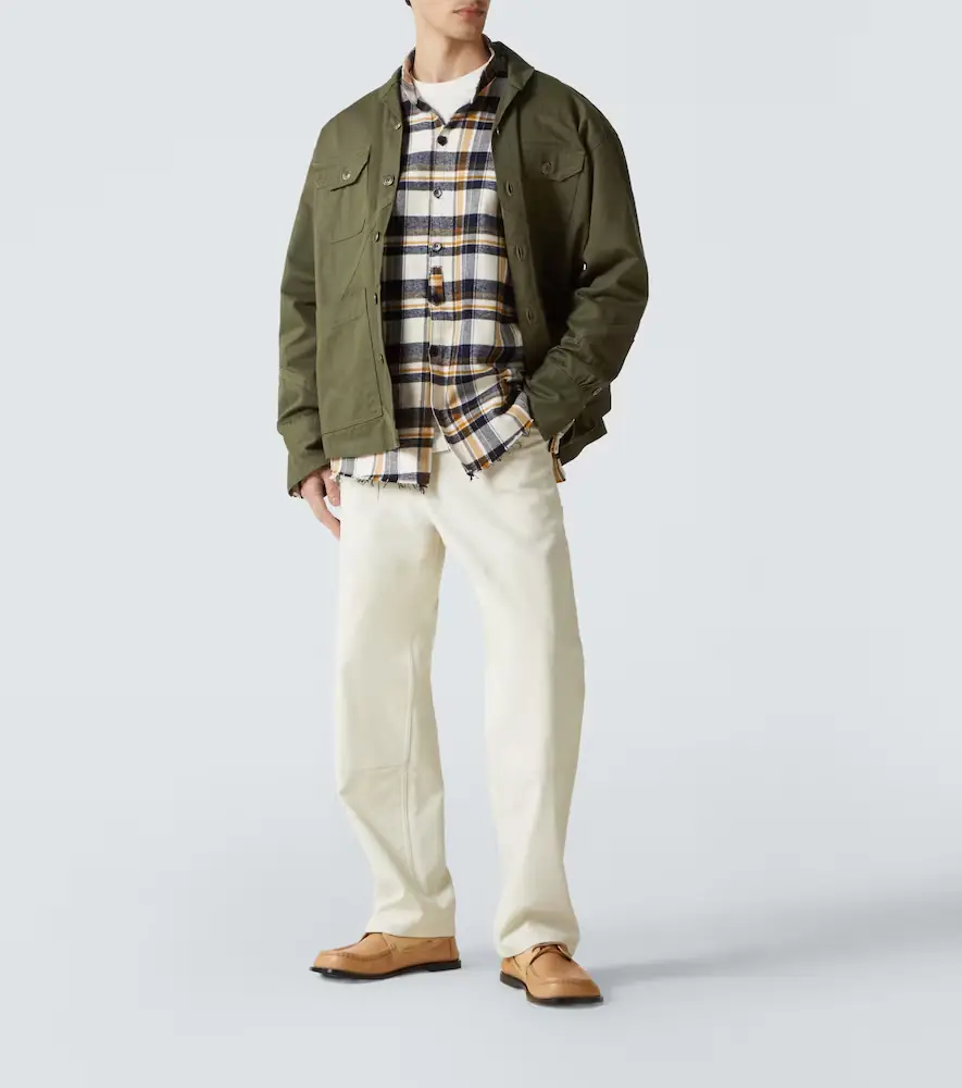 Greg Lauren Plaid cotton shirt | Thumbnail 4