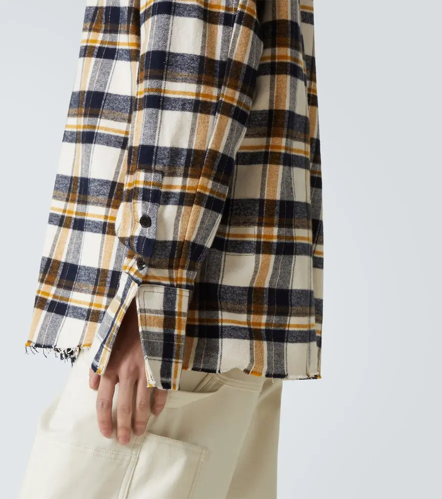 Greg Lauren Plaid cotton shirt | Thumbnail 5