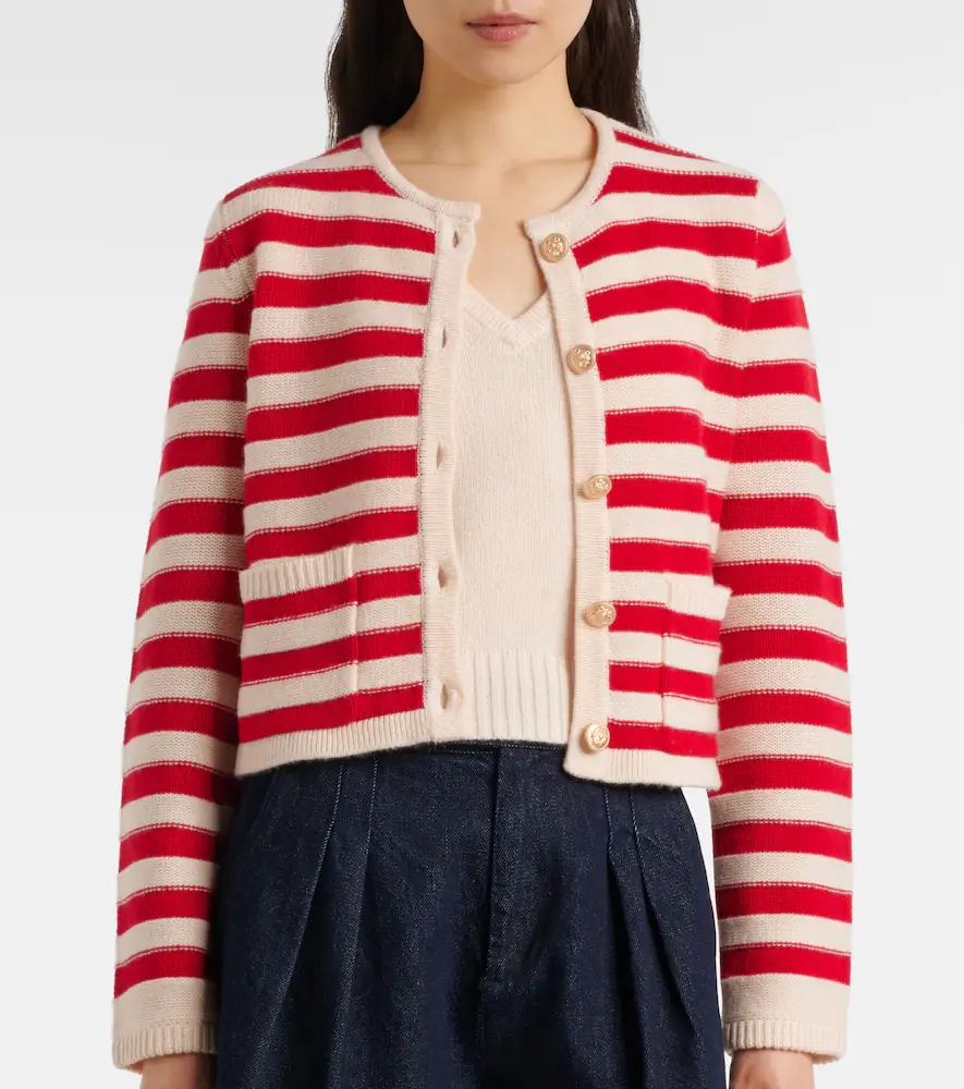 Jardin des Orangers Wool and cashmere cardigan | Thumbnail 6