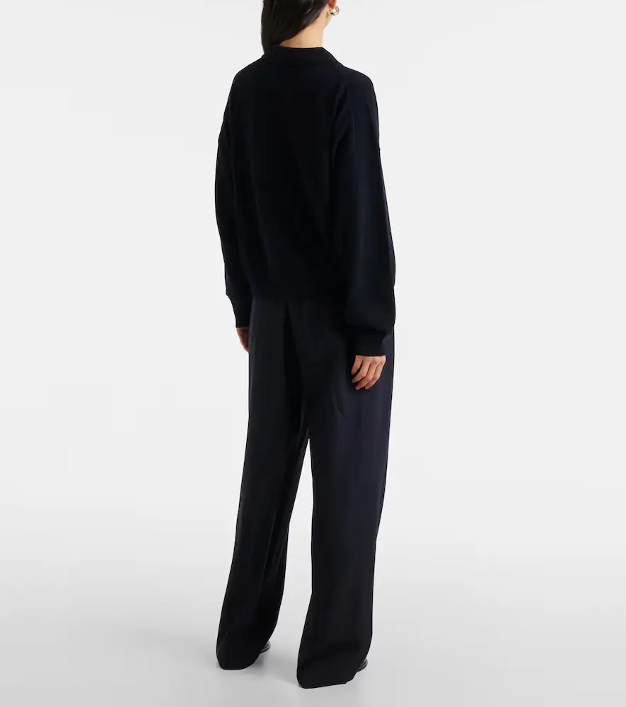 Jardin des Orangers Wool and cashmere polo sweater | Thumbnail 4