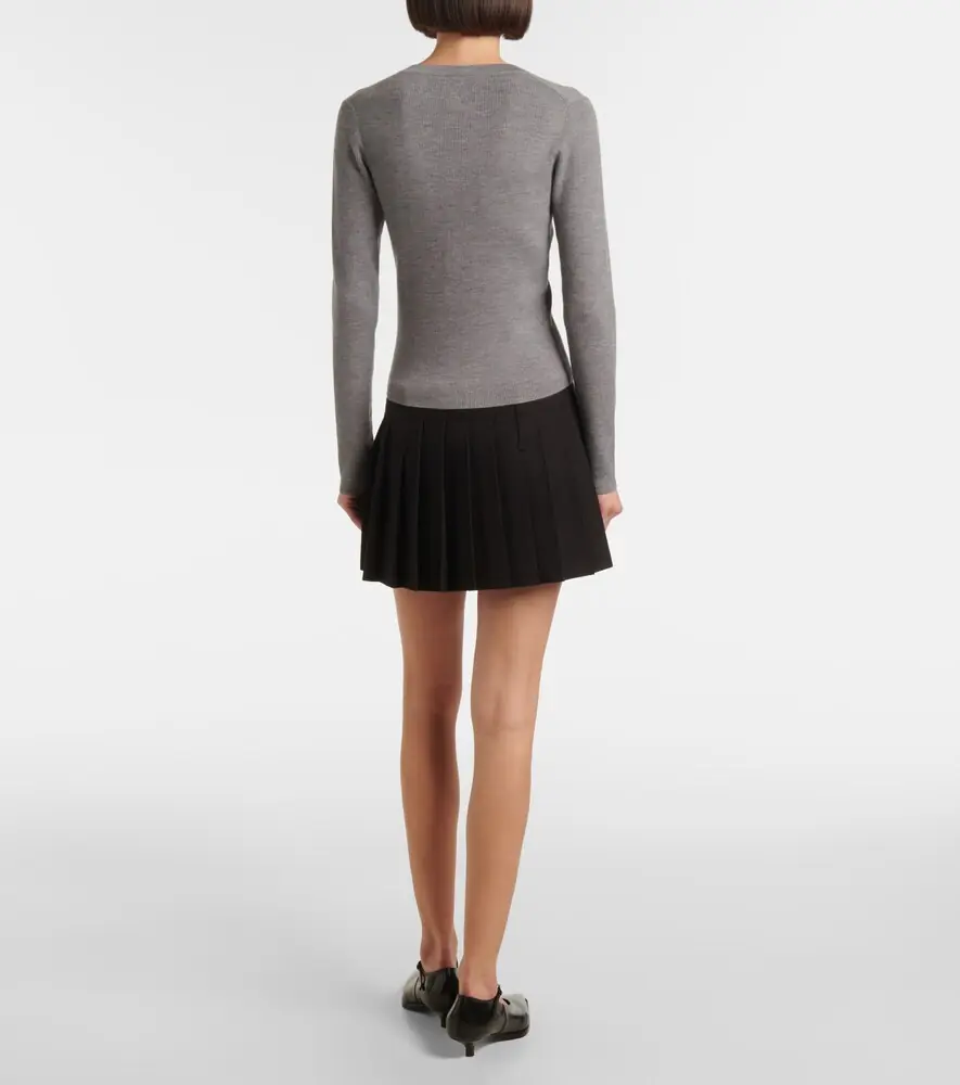Jardin des Orangers Virgin wool Henley shirt | Thumbnail 4