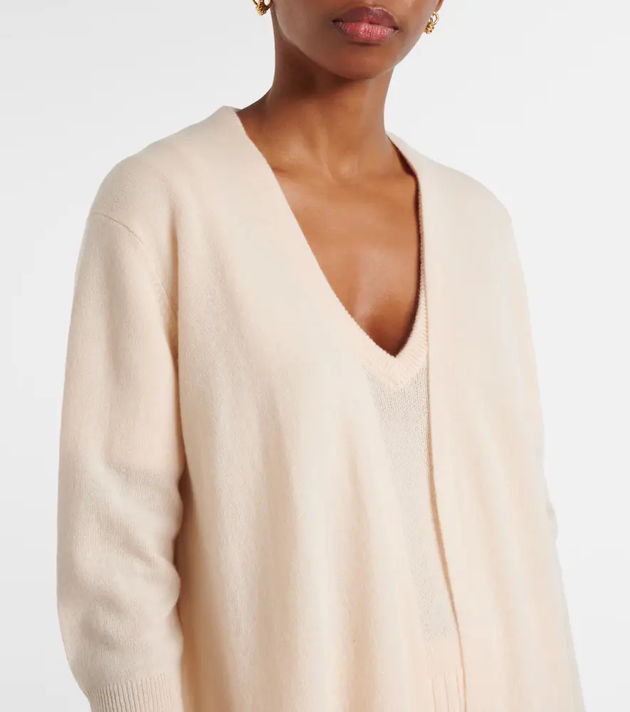 Jardin des Orangers Wool and cashmere cardigan | Thumbnail 3