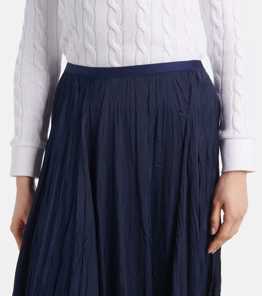 Polo Ralph Lauren Crushed satin midi skirt | Thumbnail 2