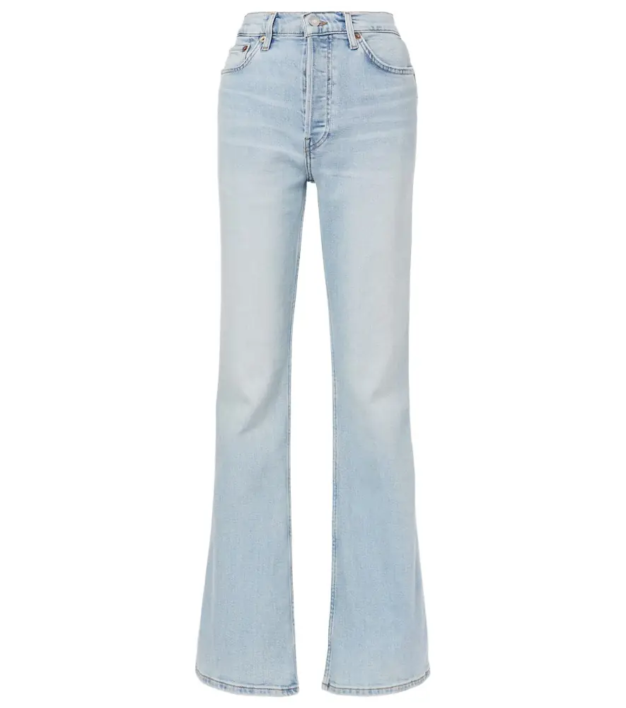 RE/DONE The Riding Jean high-rise flared jeans