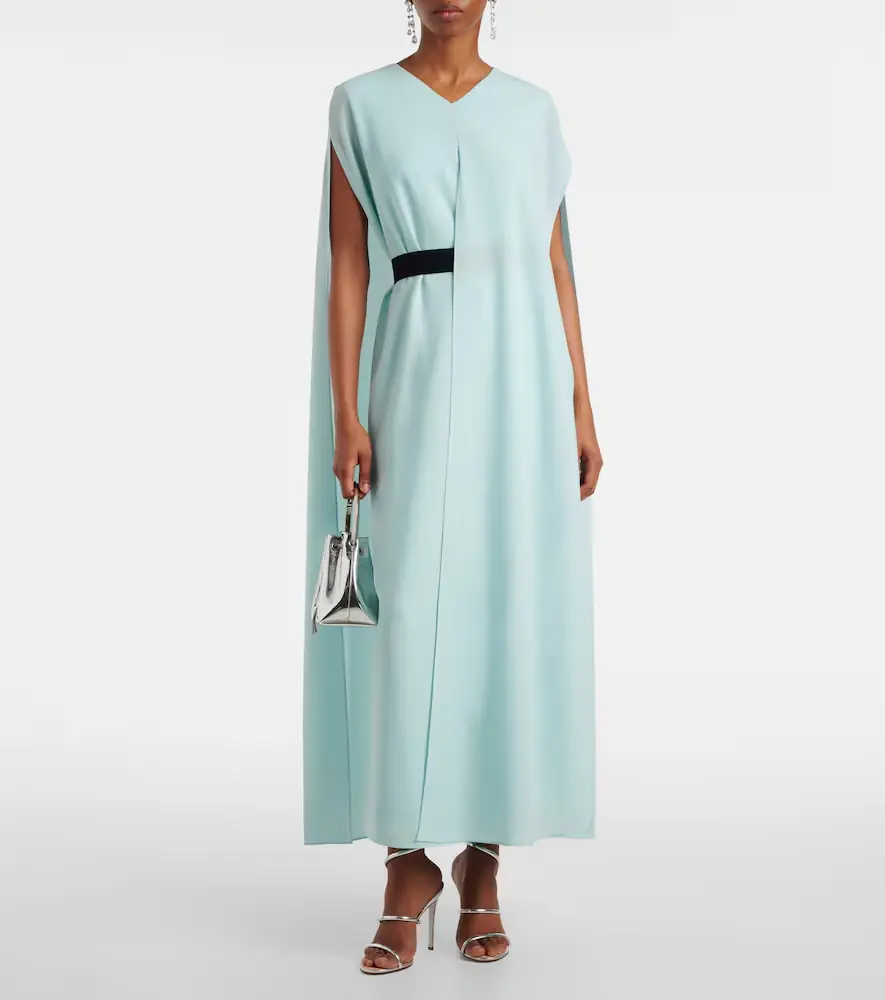 Roksanda Fyera crêpe maxi dress | Thumbnail 3 Roksanda Fyera crêpe maxi dress | Thumbnail 3