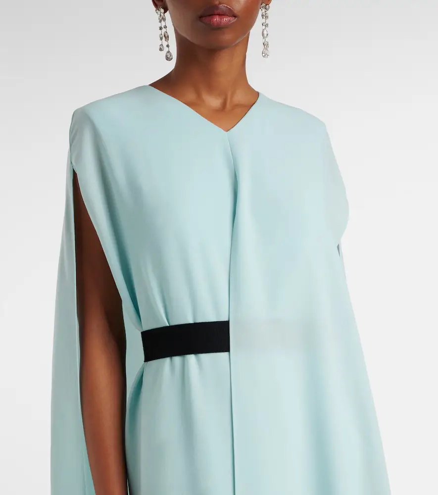 Roksanda Fyera crêpe maxi dress | Thumbnail 4 Roksanda Fyera crêpe maxi dress | Thumbnail 4