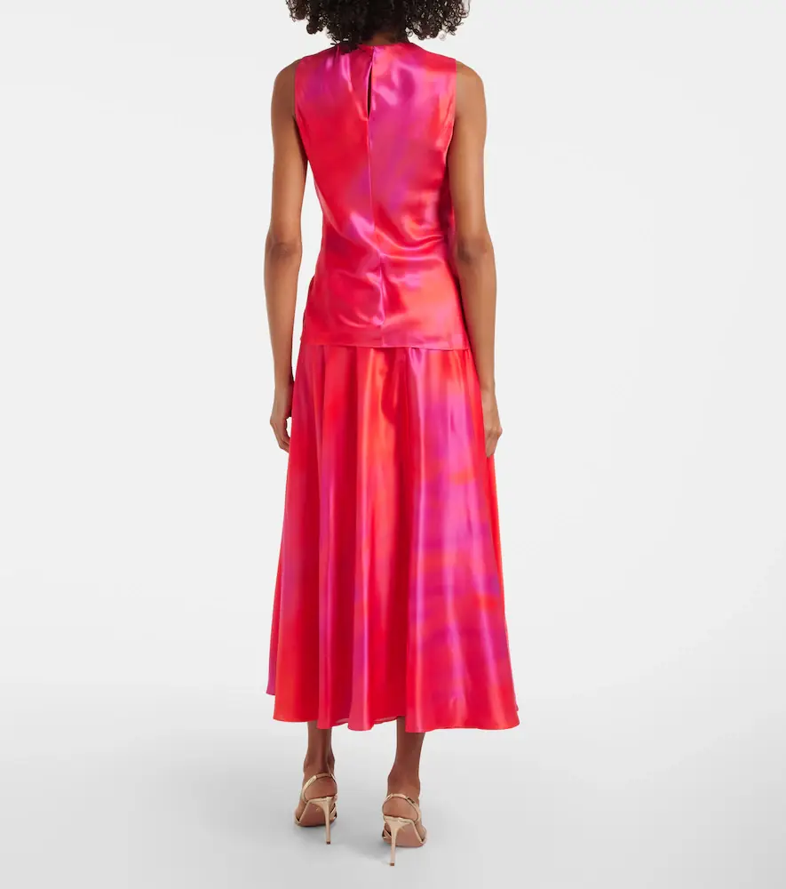Roksanda Kiara printed draped top | Thumbnail 3 Roksanda Kiara printed draped top | Thumbnail 3
