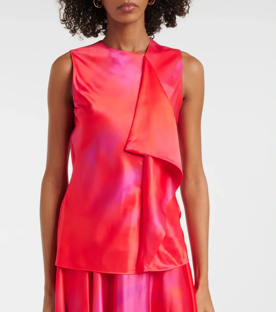 Roksanda Kiara printed draped top | Thumbnail 4 Roksanda Kiara printed draped top | Thumbnail 4