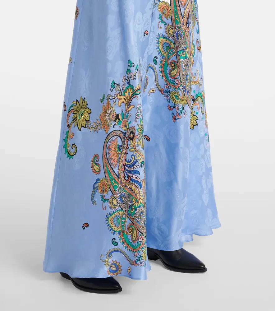 Etro Floral silk crêpe de chine maxi skirt | Thumbnail 4 Etro Floral silk crêpe de chine maxi skirt | Thumbnail 4