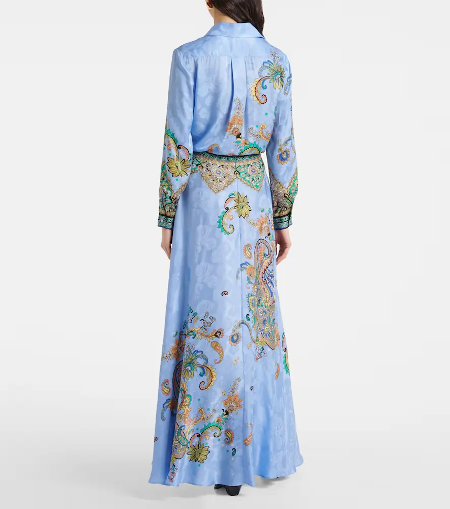 Etro Floral silk crêpe de chine maxi skirt | Thumbnail 5 Etro Floral silk crêpe de chine maxi skirt | Thumbnail 5