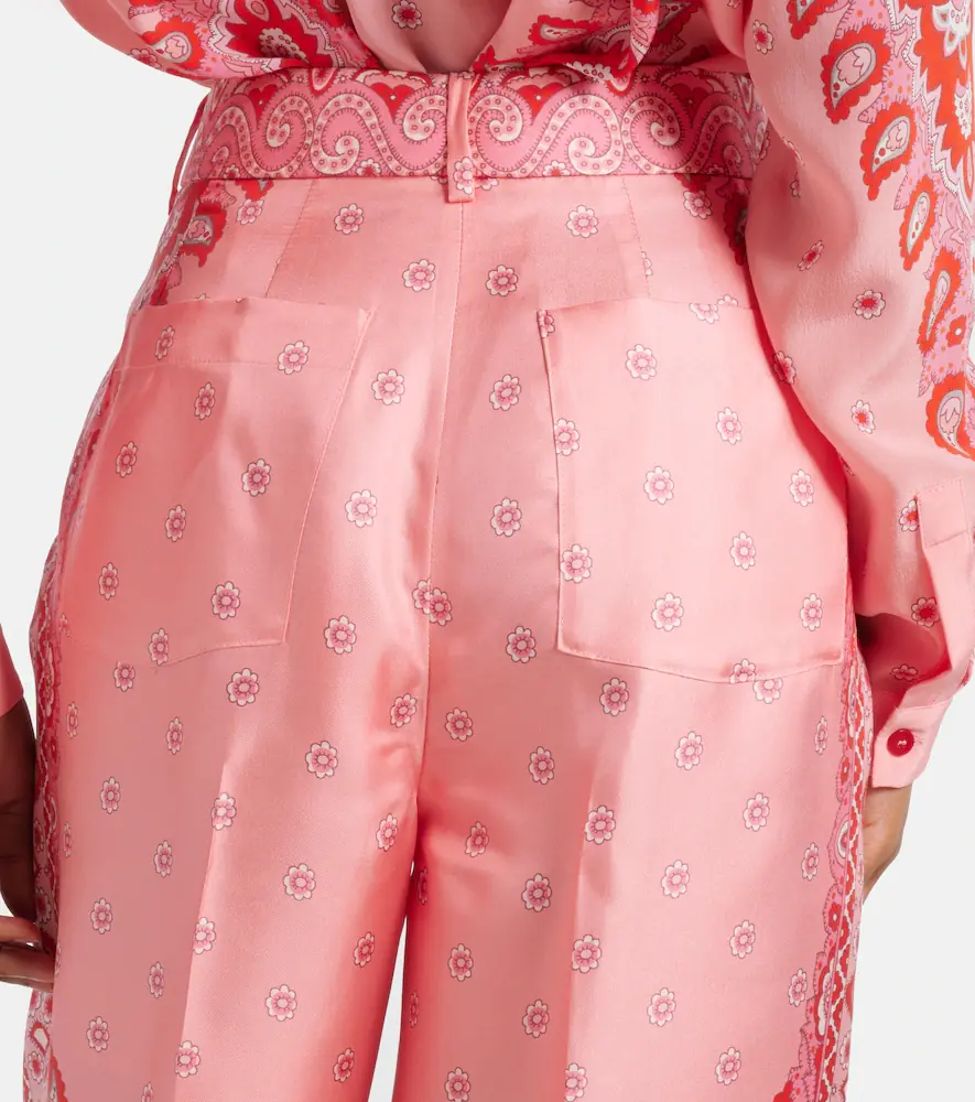 Etro Paisley silk straight pants | Thumbnail 5 Etro Paisley silk straight pants | Thumbnail 5