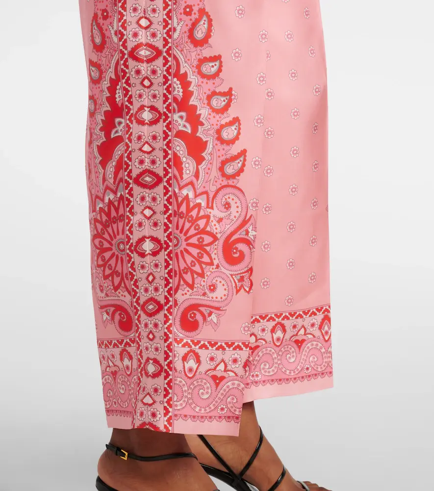 Etro Paisley silk straight pants | Thumbnail 6 Etro Paisley silk straight pants | Thumbnail 6