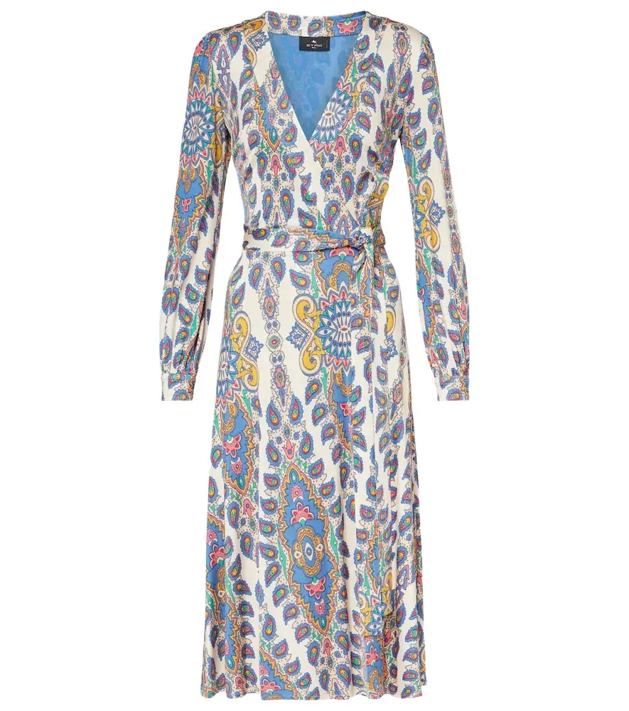 Etro Printed midi dress